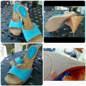 Jessica Simpson Sexy Wedge Heels sz 8.5